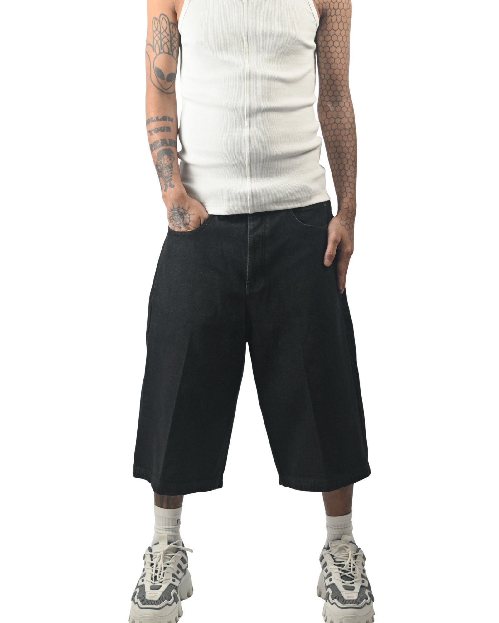 Men's denim shorts